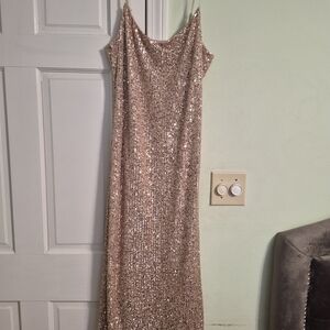 BB Dakota by Steve Madden Sequin Dress in Gold